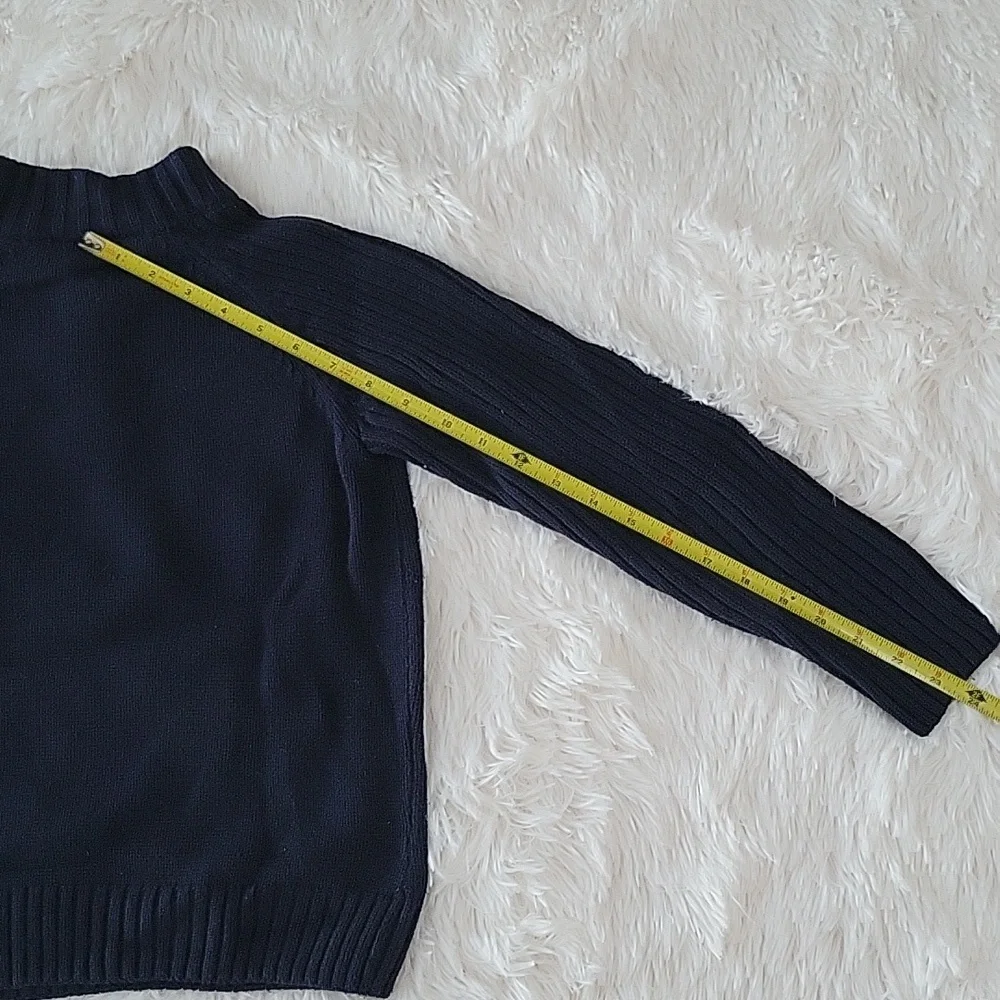 Gymboree Navy Quarter Zip Pullover Sweater Boys Size 7/8